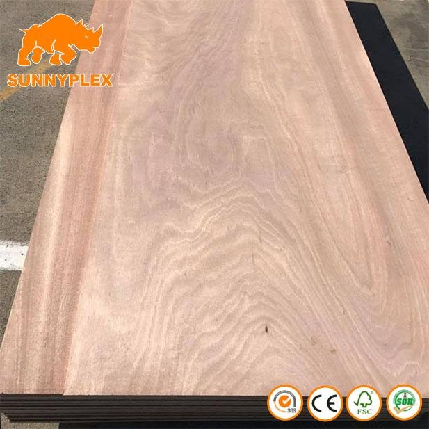 2~25mm 1220*2440 Commercial Okoume Plywood Furniture Plywood
