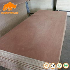 15mm 4*8 Commercial Bintangor Plywood Packing Plywood