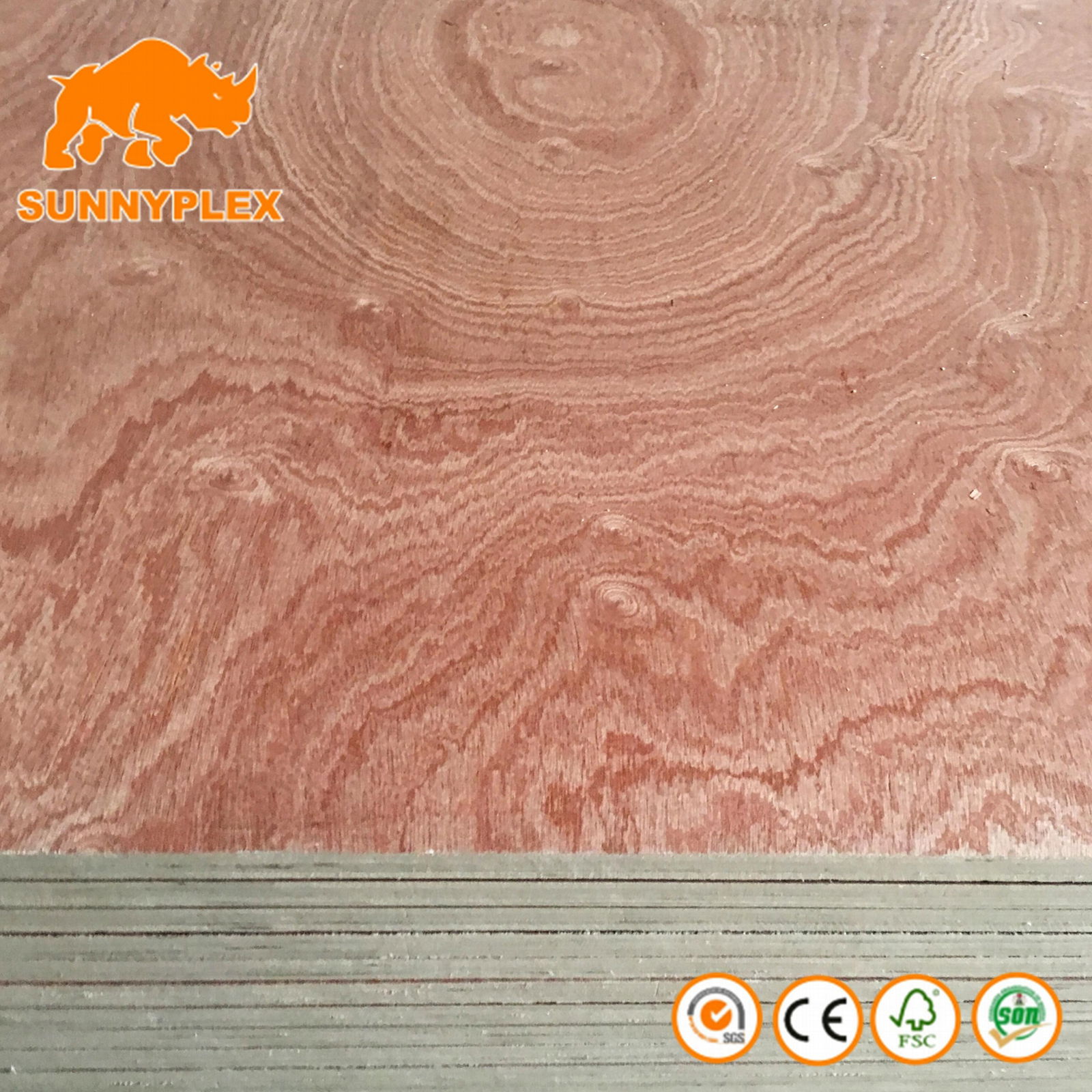 Cheap Price 3A Grade 15mm Sapeli Laminated Fancy Plywood For Cabinets