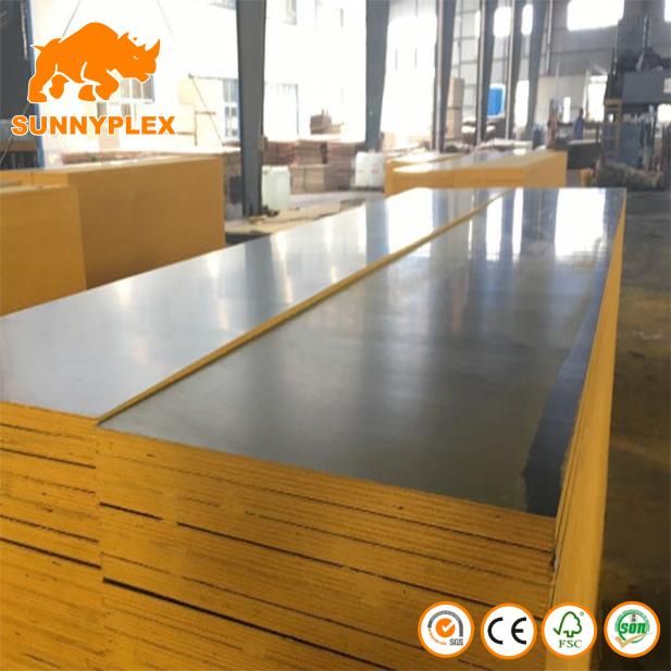 full piece film faced big size veneer eucalyptus hardwood plywood