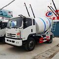 Dongfeng Diesel small 4-6CBM concrete mixer truck for sale 1