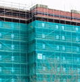 New HDPE and fire retardant scaffold building green construction safety net