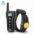 Luxury custom reflective remote anti bark shock dog training collar