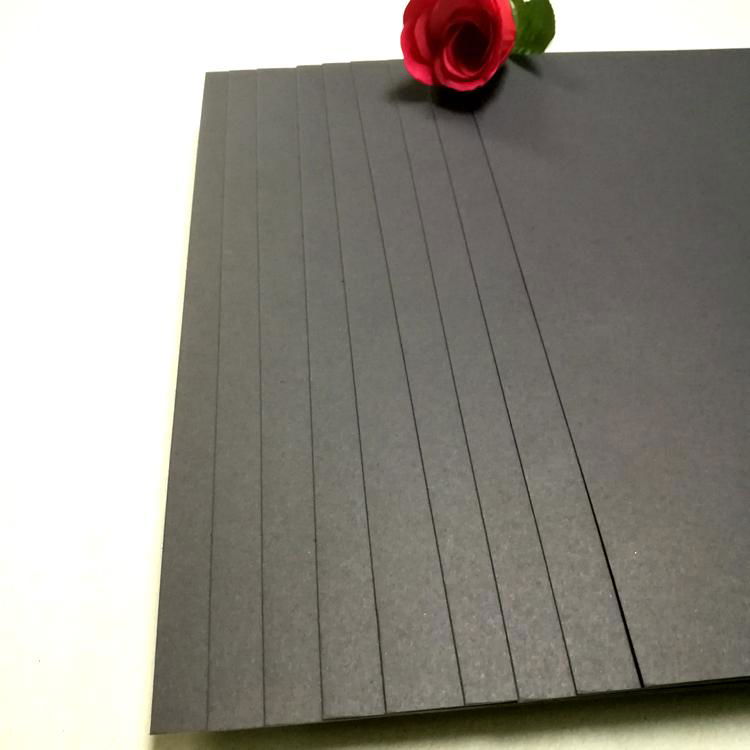 single side coated small size black a4 paper card 5
