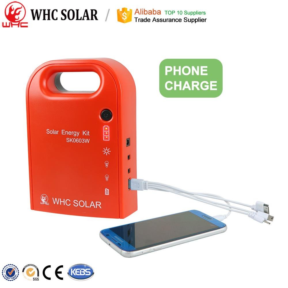 portable solar power system 3W with mobile phone charge 2