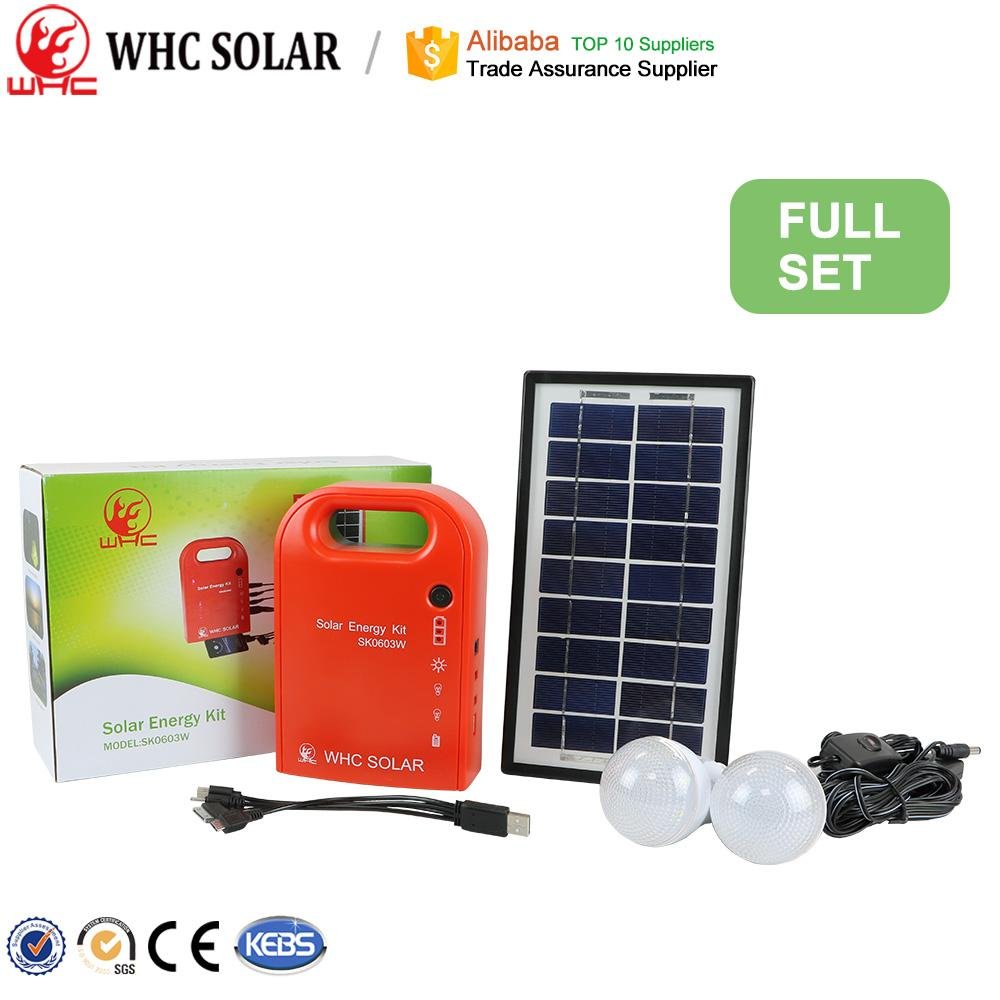 portable solar power system 3W with mobile phone charge 3