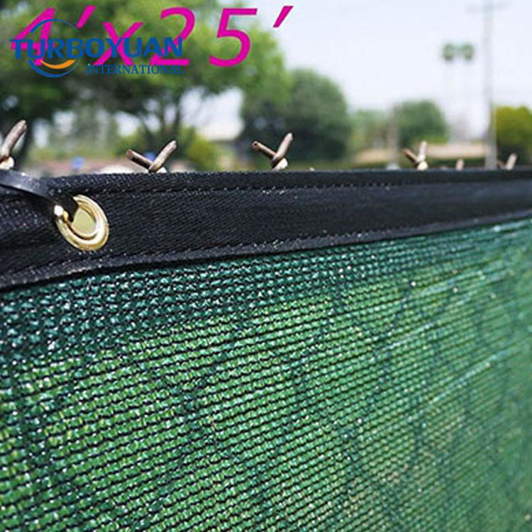 Dark Green Privacy screen fence netting made in China 