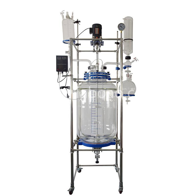 1L/2L/3L/5L/10L/20L/30L/50L/100L/200L Jacketed Glass Reactor