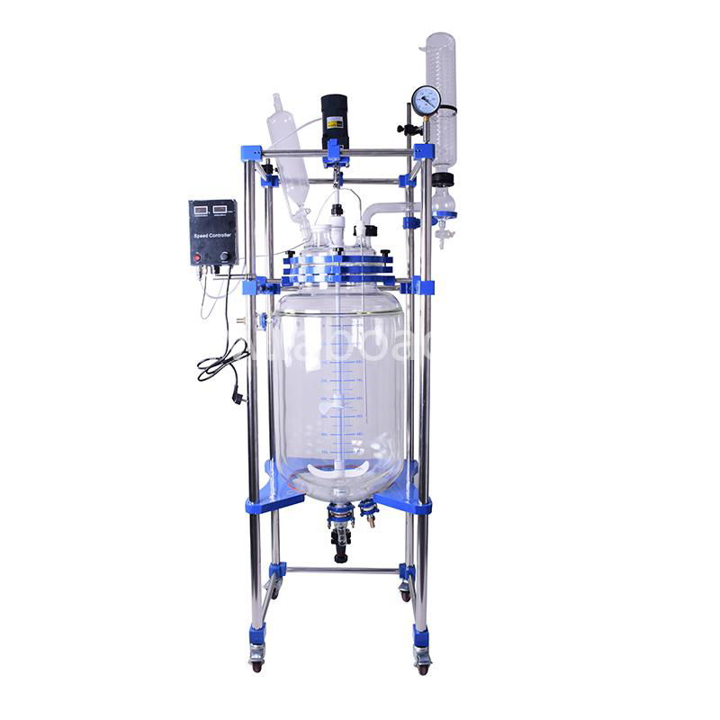 1L/2L/3L/5L/10L/20L/30L/50L/100L/200L Jacketed Glass Reactor 2