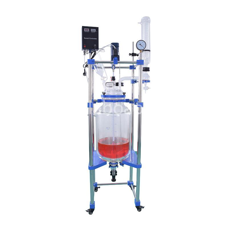 1L/2L/3L/5L/10L/20L/30L/50L/100L/200L Jacketed Glass Reactor 3