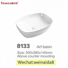 brilliant quality hair wash sink oem bathroom ceramic sink