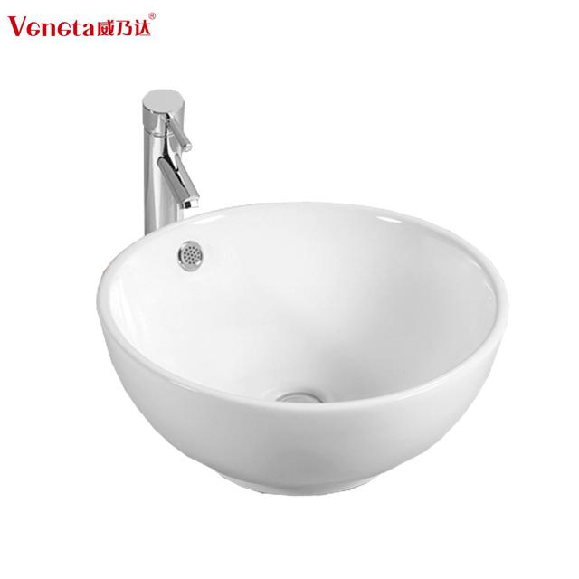 hotel home bathroom decoration wound white ceramic art basin 2