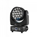 19Pcs RGBW 4in1 LED Moving Head Zoom