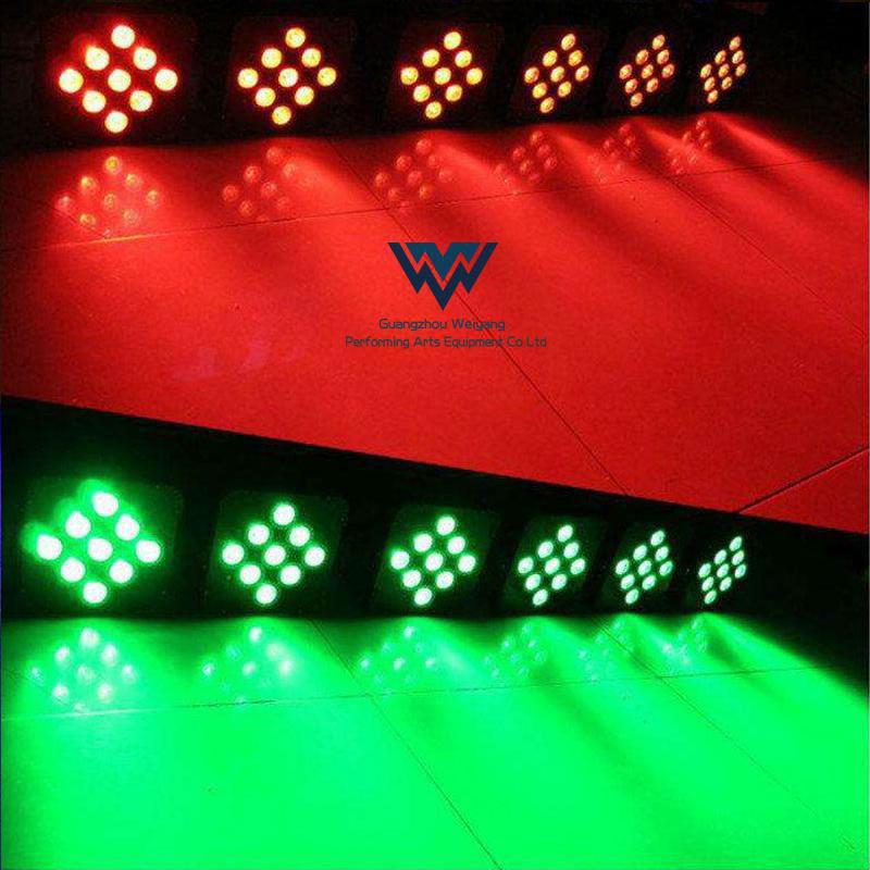 Full Color 9Pcs LED Wireless Battery Par Light  4