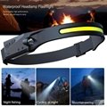 Rechargeable USB Work light bicycle head lamp 