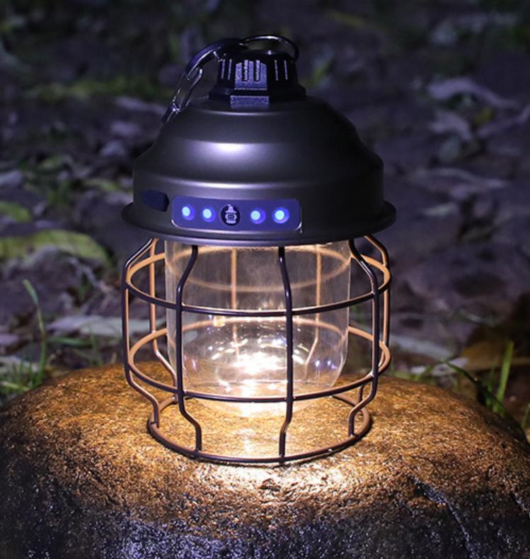 Vintage rechargeable camping light emergency lantern