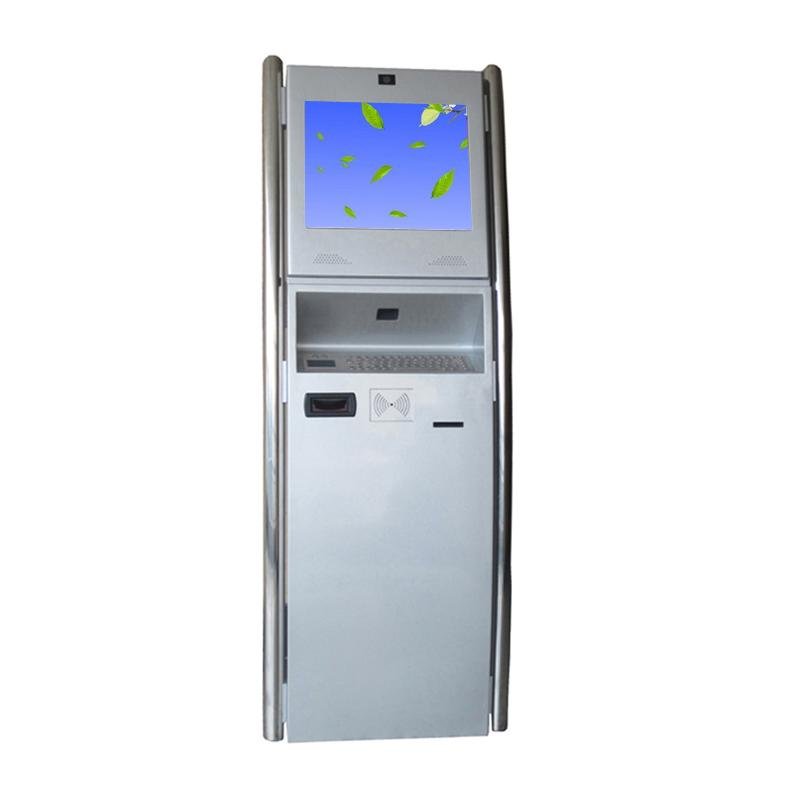 New design custom touch payment kiosk with bill acceptor
