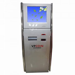 User-friendly payment touch screen kiosk for mall