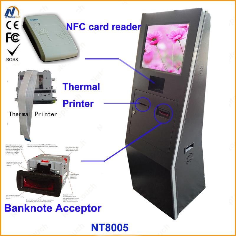 可定制的带NFC读卡器的触摸支付一体机 5