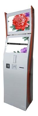 New design dual touch screen information kiosk for hotel 2