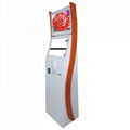 New design dual touch screen information kiosk for hotel 1