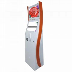 New design dual touch screen information kiosk for hotel