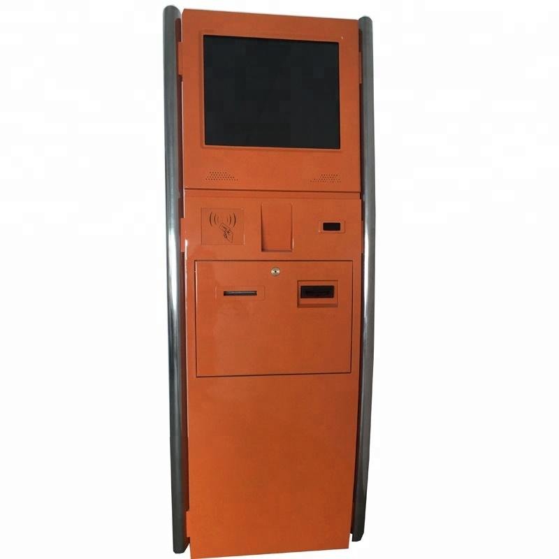 Best discount stocked free standing touch screen multifunction payment kiosk