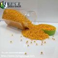 Blown film injection molding yellow masterbatch