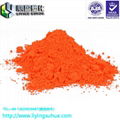 Injection coating ink fluorescent