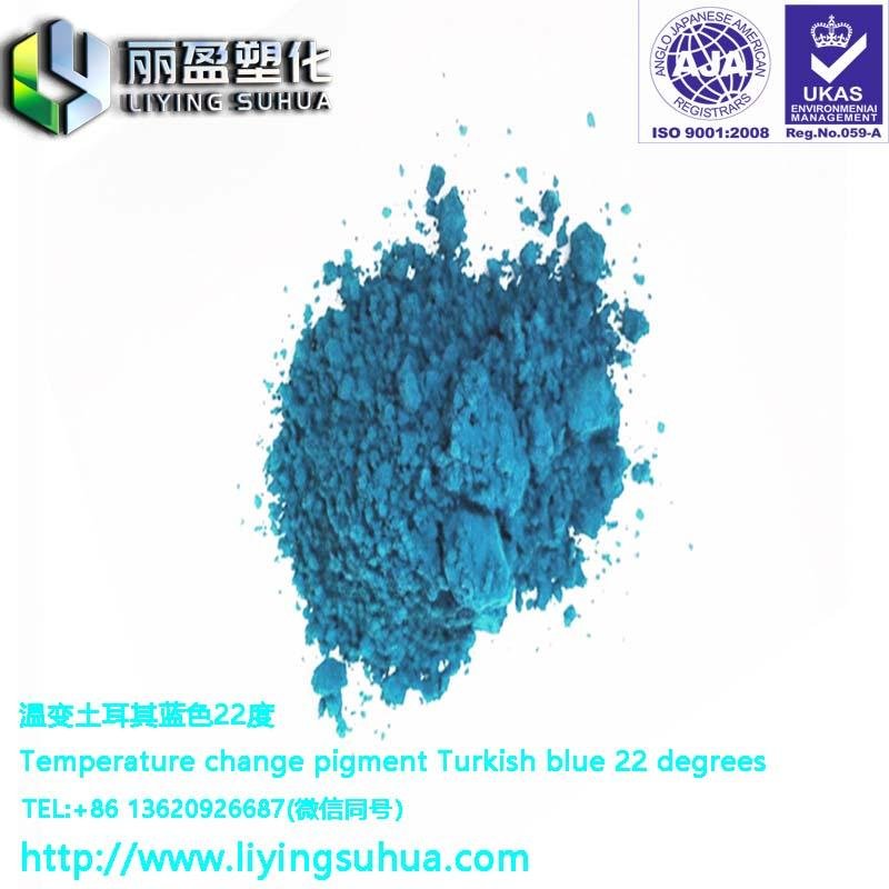 Turkish blue temperature-sensitive color microcapsules 1