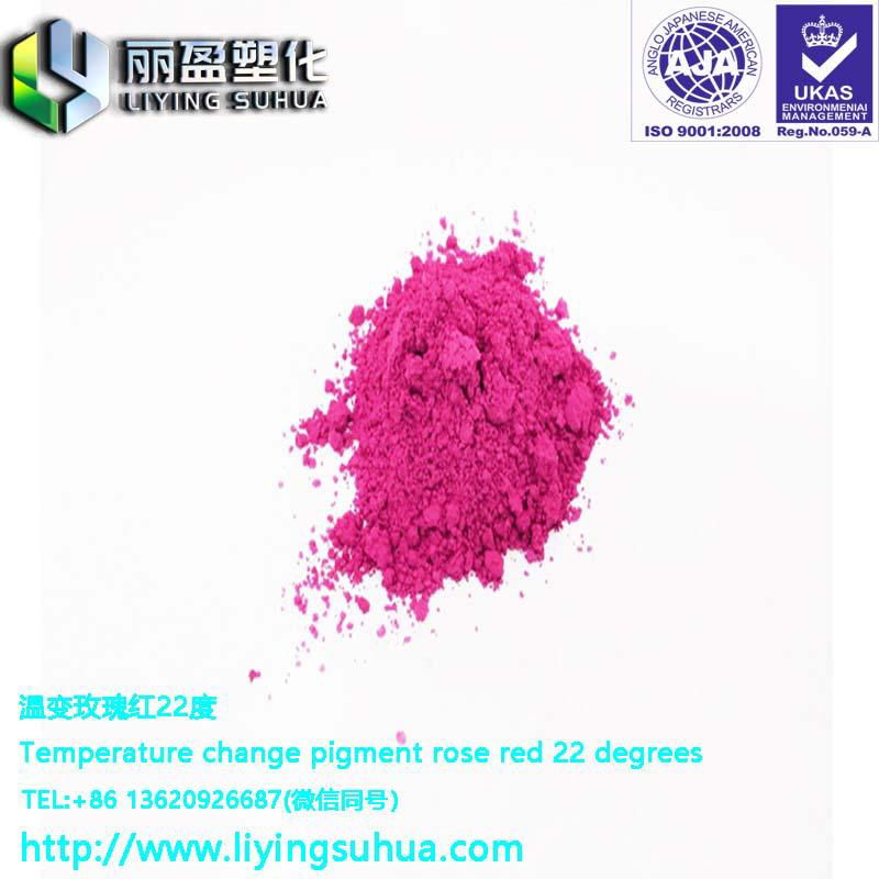 rose red  thermochromic toner pigment 3