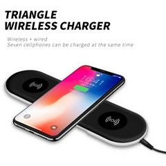 Three Coils multiple interface Wireless Charger For iPhone & Android Charger