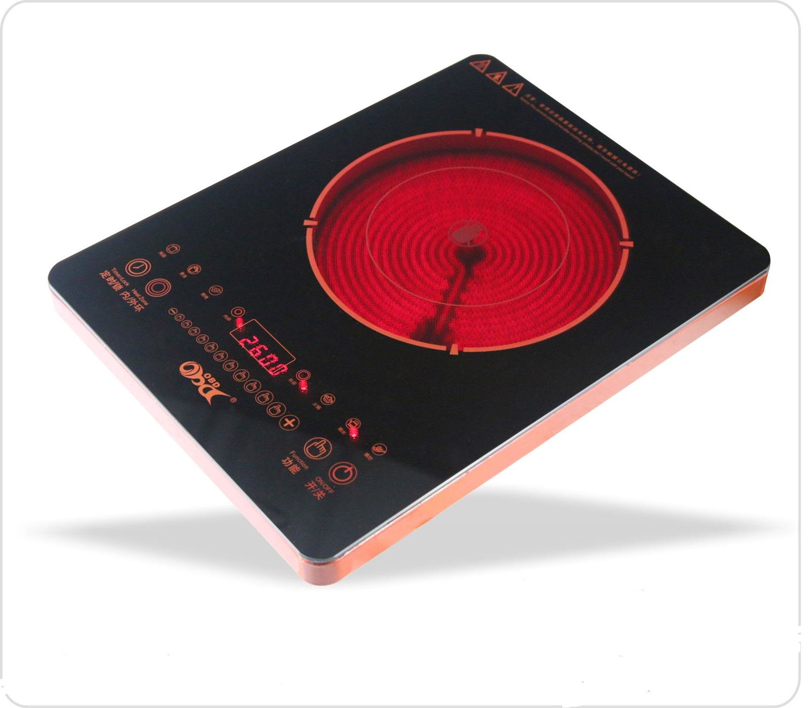 OBD Single Burner Infrared Ceramic Cooker 2600W