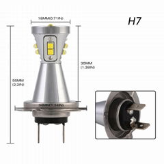 中山LED厂家直销LED雾灯LED大灯H7