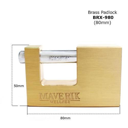 New arrival BRX-980 More strong & durable Solid brass padlock