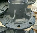 Trailer part wheel hub for trailer axles