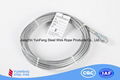 Excellent acid and alkali resistance Coated with Transparent PVC Steel Wire Rope 1