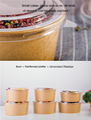 Kraft paper bowls