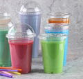  Disposable plastic PET cups for cold beverage