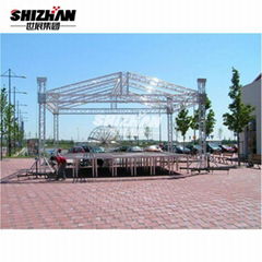 Hot sale steel wedding aluminum roof DJ lighting concert stage truss design