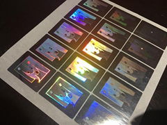 3D hologram sticker 