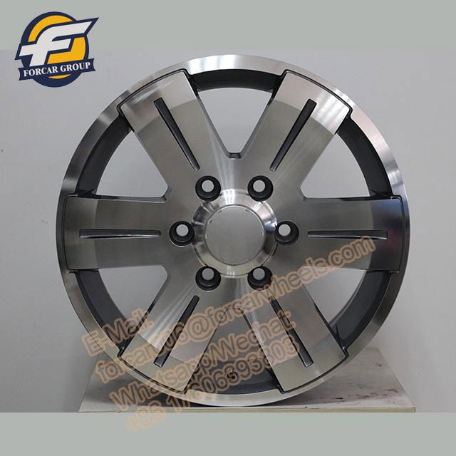 16 inch new design grey colored car alloy wheels rims export to the world 2