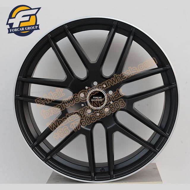 China custom 22 inch best price aluminium Y shape alloy wheels for cars 2