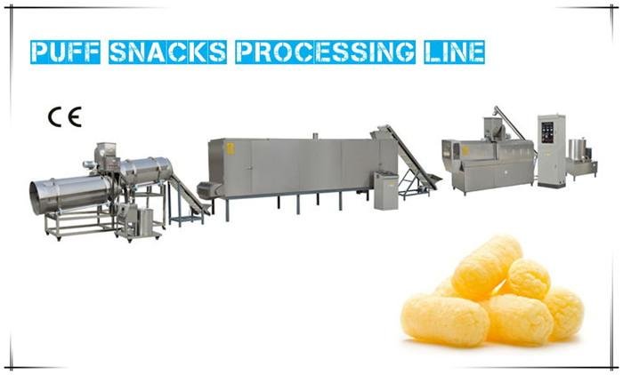 High Efficiency Clients First Puff Snacks Processing Line 2