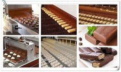 Easy Operation Stainless Steel Chocolate Enrobing Machine