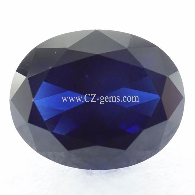 synthetic blue sapphire