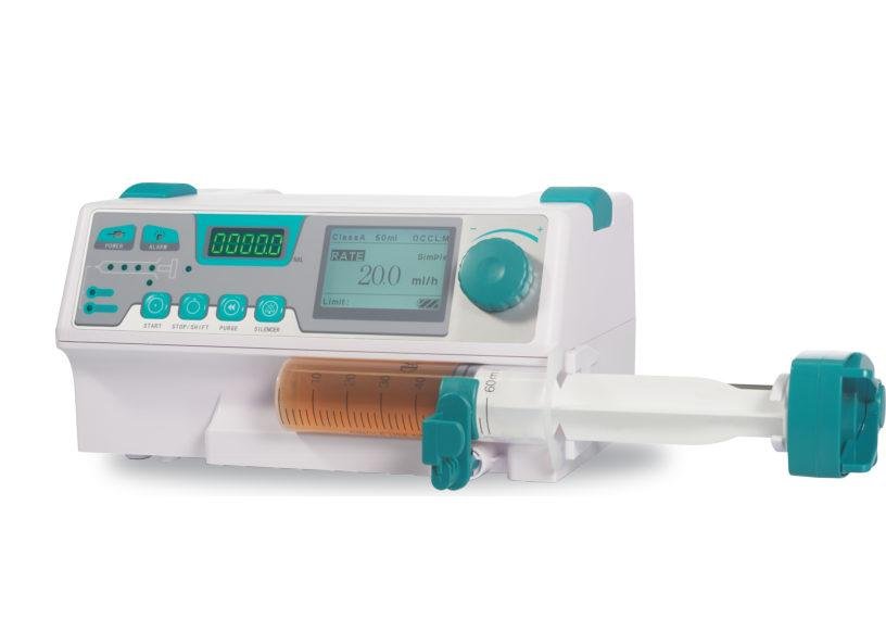 MD910 Syringe Pump with LCD Display and Visual Alarm Vet Pump