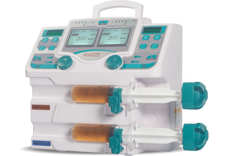 MD910 Syringe Pump with LCD Display and Visual Alarm Vet Pump 2