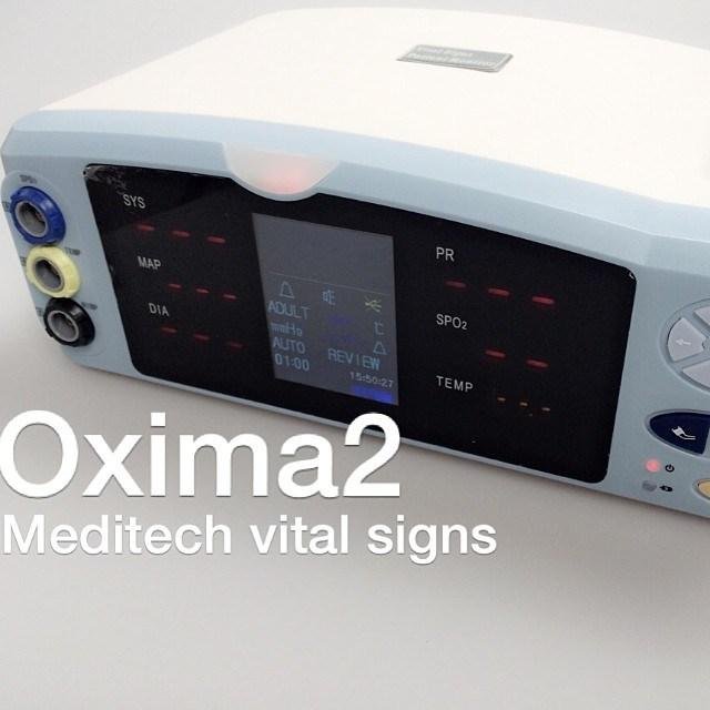Meditech Vital Sign Monitor Oxima2 with 2.8 Inch Screen 3