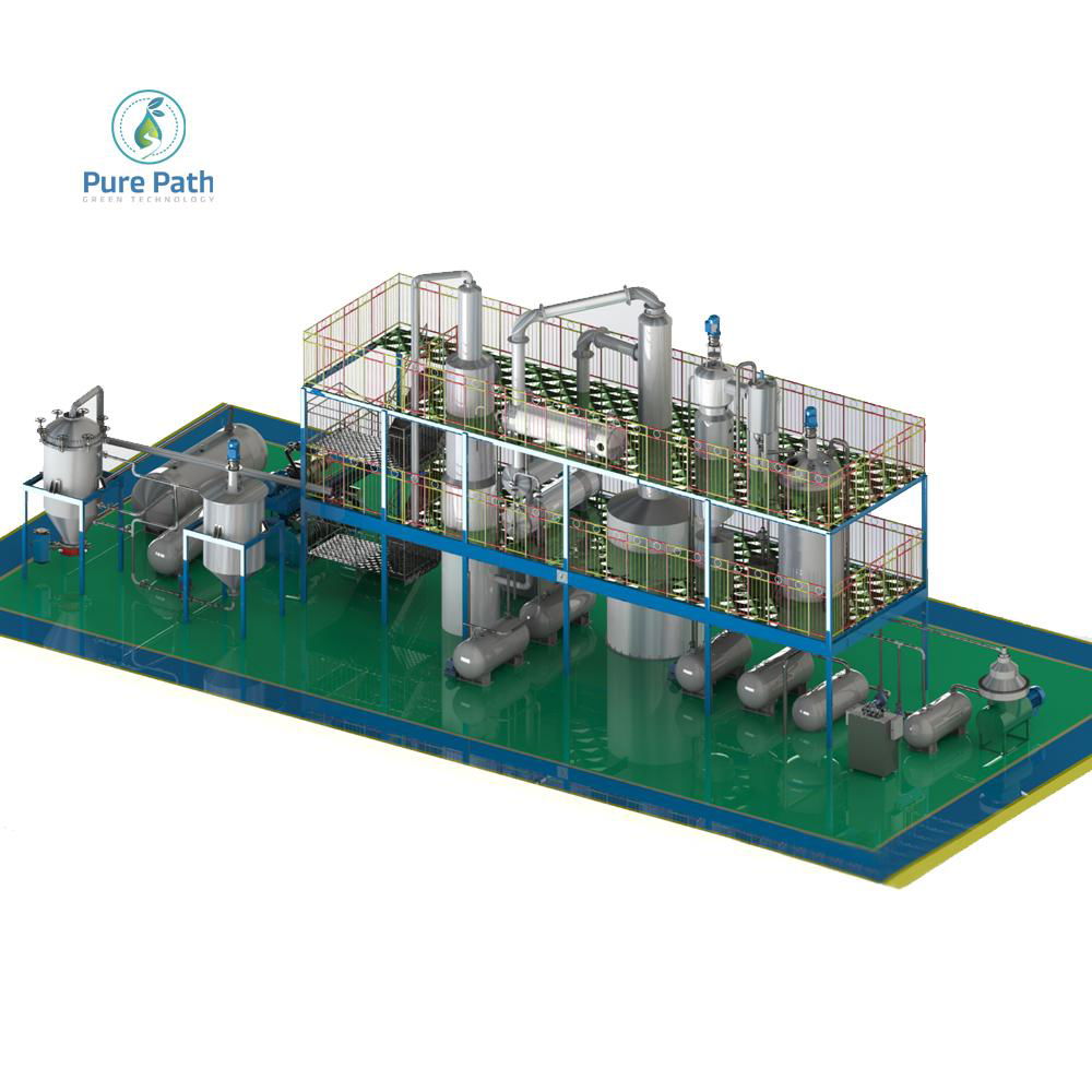 Negative Pressure of used oil distillation equipment 4